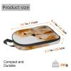 VAPOKF Travel Camping Utensil Organizer Bag with Cute Puppy Pair Design, Cooking Utensil Storage Bag for Outdoor Grilling, Bag Only view 4