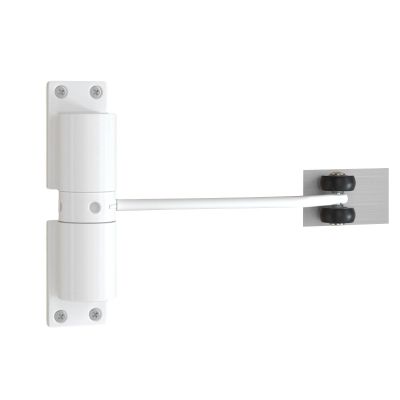 Hkfgdjdl Automatic Aluminum Alloy Door Closer, Adjustable Tension, Lightweight for Home