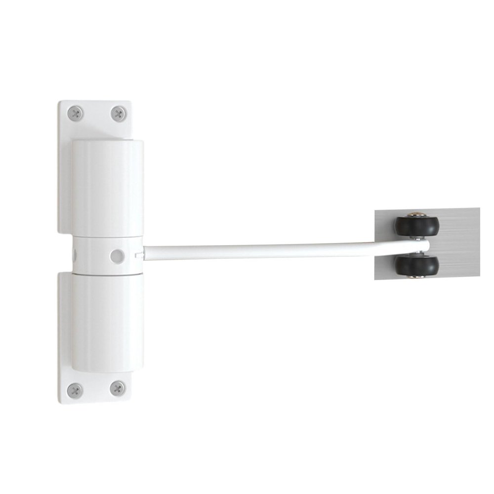 Hkfgdjdl Automatic Aluminum Alloy Door Closer, Adjustable Tension, Lightweight for Home