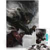 Blood Wolf Wooden Puzzle for Adults, 1,000 Pieces, Ages 14+, 19.6 x 29.5 in view 1