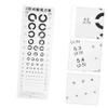 Type C Eye Test Chart for Home, PVC Hanging Wall Chart, Clear Print view 3