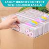 Scrapbook Paper Organizer with 12 Clear Holders view 3
