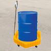 CWCQGH Spill Containment Pallet, Leakproof Polyethylene Tray with Drain Opening, Yellow, 77 x 77 x 112 cm, 2-Pack view 2