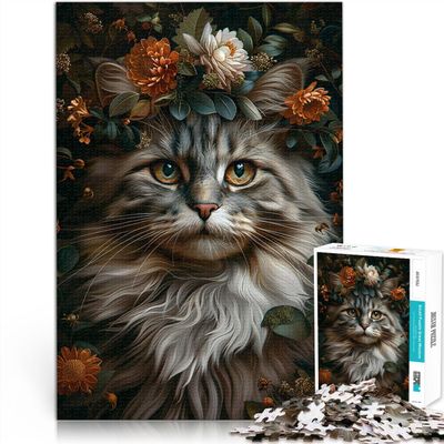 1000-Piece Cat Puzzle for Adults, Ages 14+, 26 x 38 cm