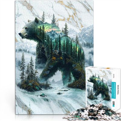 1000-Piece Misty Mountain Puzzle for Adults, Ages 14+, 38 x 52 cm