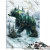 1000-Piece Misty Mountain Puzzle for Adults, Ages 14+, 38 x 52 cm view 2