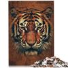 1000-Piece Minimalist Tiger Portrait Puzzle for Adults, 26 x 38 cm view 2