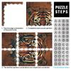 1000-Piece Minimalist Tiger Portrait Puzzle for Adults, 26 x 38 cm view 3