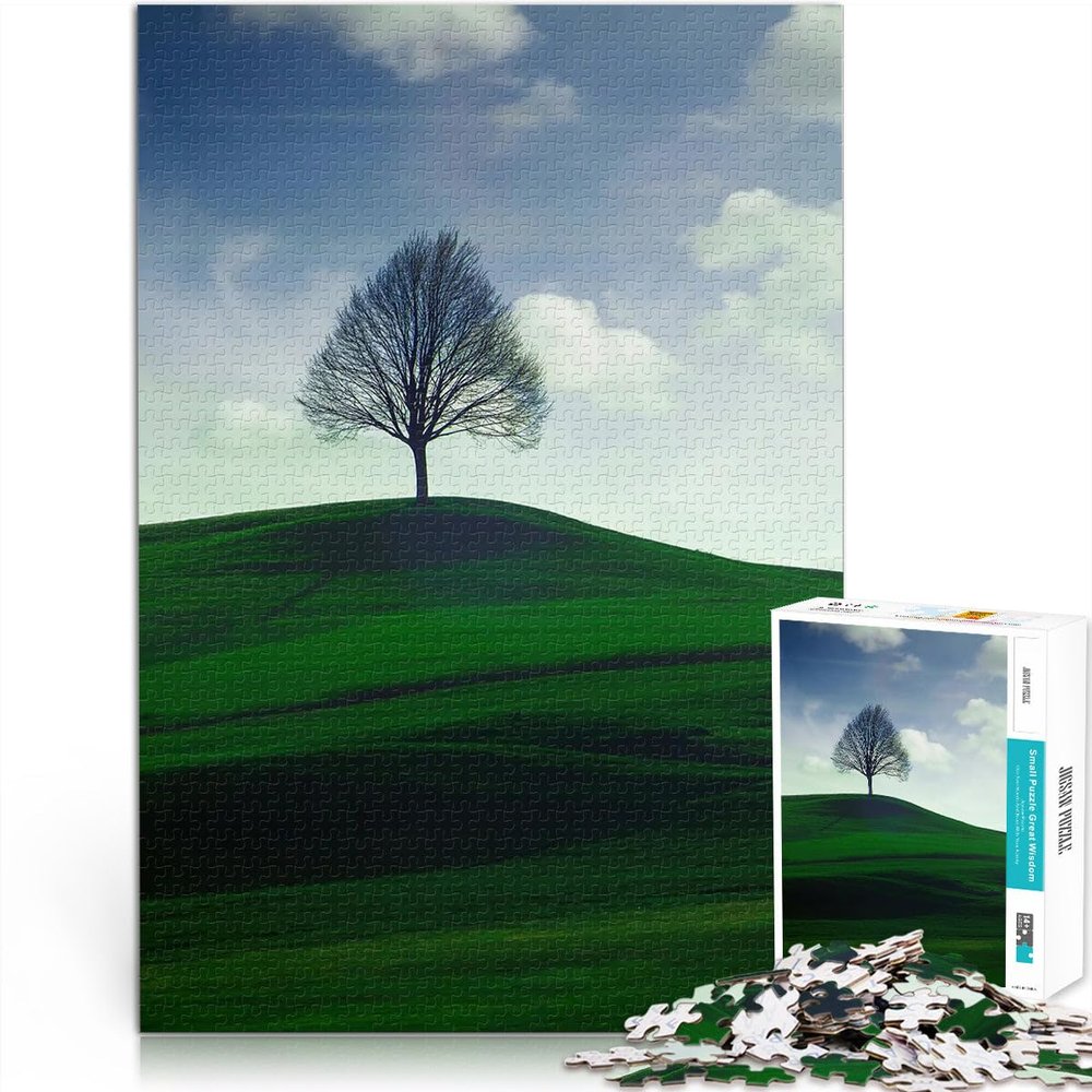 One Tree Hill 1000-Piece Puzzle for Adults, Ages 14+, 26 x 38 cm