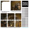 1000-Piece Adult Puzzle, Chimpanzee Irish Pub, Ages 14+, 38 x 52 cm (14.9 x 20.4 in) view 3
