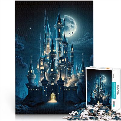 1000-Piece Castle Landscape Jigsaw Puzzle for Adults, 14+, 38 x 52 cm