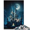 1000-Piece Wooden Castle Landscape Puzzle for Adults, Ages 14+, 50 x 75 cm view 2