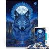 2,000-Piece Wolf Fantasy Puzzle for Adults, Cardboard, Ages 14+, 70 x 100 cm view 1