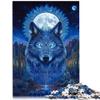 2,000-Piece Wolf Fantasy Puzzle for Adults, Cardboard, Ages 14+, 70 x 100 cm view 2