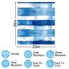 Dishwasher Magnetic Cover for Door, Decorative Blue Stripes, Faded Washed Texture, 23 x 26 in view 2