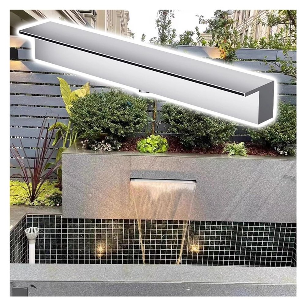 HAIXHX Stainless Steel Waterfall Spillway, 0.6 m