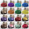 Floral Plush & Diatomaceous Earth Floor Mat, 3D Flower Design, Soft, Super Absorbent, Dual-Sided Non-Slip Bathroom Rug for Bedroom, Entryway, or Vanity Area (G, 31 in/80 cm) view 4