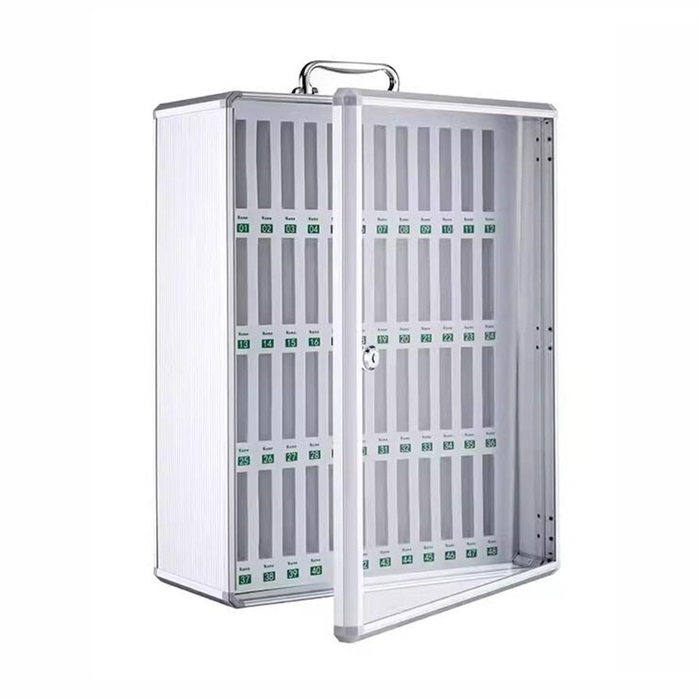 YAONJS Lockable Cell Phone Storage Box, 48 Compartments
