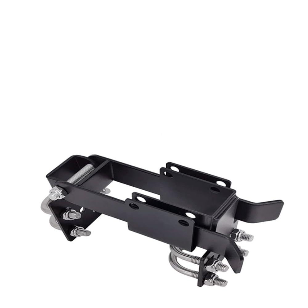 Malloy Strongarm Chain Latch for Ranch Fences with Padlock Holes, 1.7 in Minimum Gate Gap, for 1-3/8 in Gate Frame Tubing