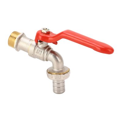 Culnflun Brass Male-Threaded Hose Bibb, G1/2-Inch Inlet, G3/4-Inch Outlet