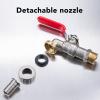 Culnflun Brass Male-Threaded Hose Bibb, G1/2-Inch Inlet, G3/4-Inch Outlet view 3