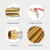 Culnflun Brass Male-Threaded Hose Bibb, G1/2-Inch Inlet, G3/4-Inch Outlet view 4
