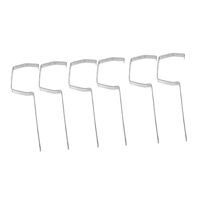 HOUDERCO 6-Piece Heavy-Duty Iron Gutter Hooks