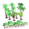 Gatuida 31-Piece Plastic Coconut Palm Tree Models, 7 Sizes view 1