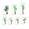 Gatuida 31-Piece Plastic Coconut Palm Tree Models, 7 Sizes view 2