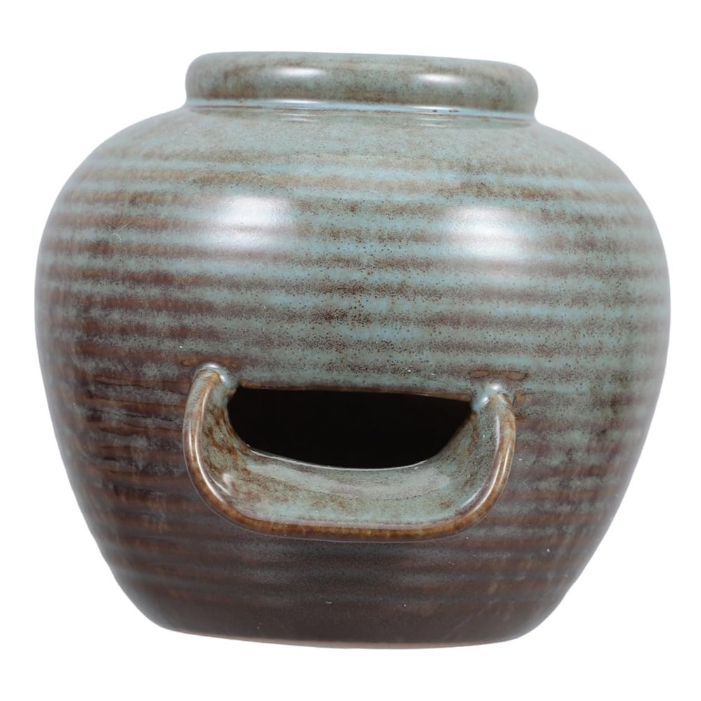 ibasenice Ceramic Garden Waterfall Fountain with Traditional Design