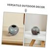 ibasenice Ceramic Garden Waterfall Fountain with Traditional Design view 3