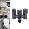 Qcwwy External Solid Copper Garden Hose Distributor with 3 Outlets view 3