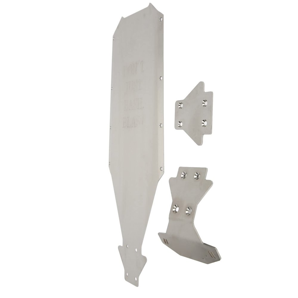 Phefop Corrosion-Resistant Stainless Steel Chassis Armor for Kraton EXB 1/8 RC Cars