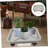 Plastic Plant Pot Caddy with Wheels for Heavy Pots view 2