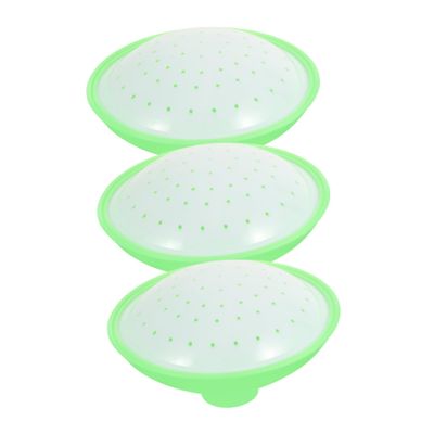 3-Piece Plastic Garden Watering Nozzle Set, Light Green, Universal