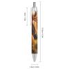 KWQDOZF Brown Horse with Sunflowers Retractable Gel Pens, 0.5 mm Fine Black Ink, Smooth Writing, 2-Pack view 2