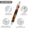 KWQDOZF Brown Horse with Sunflowers Retractable Gel Pens, 0.5 mm Fine Black Ink, Smooth Writing, 2-Pack view 3
