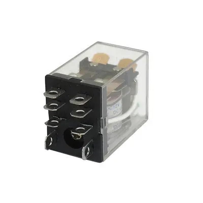 UYCUODLUY JQX-13F LY2 DC 12V Coil 8-Pin DPDT Green LED Electromagnetic Relay
