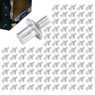 Aluminum Blind Rivets, Semi-Round Head, Hammer-Drive