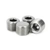 RVBLRDSE 5-Piece 1/2" BSPT Male Thread 304 Stainless Steel Internal Hex Pipe Fitting End Cap view 3