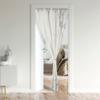 Mateju Opaque Door Curtain with Grommets, White Marble Print, Blackout Thermal Curtain, Room Divider, 150 x 200 cm view 2