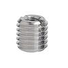DXEAIN Threaded Insert, Thread Repair Insert, M4–M20, Slotted Internal-External Thread Sleeve, M4×M10×10 mm, 2 pcs view 1