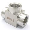 RPOVAXVK Equal M20 x 1.5 mm Female-Thread 3-Way Tee, 304 Stainless Steel Pipe Fitting, Max. Pressure 2.5 MPa view 3
