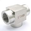 RPOVAXVK Equal M20 x 1.5 mm Female-Thread 3-Way Tee, 304 Stainless Steel Pipe Fitting, Max. Pressure 2.5 MPa view 4