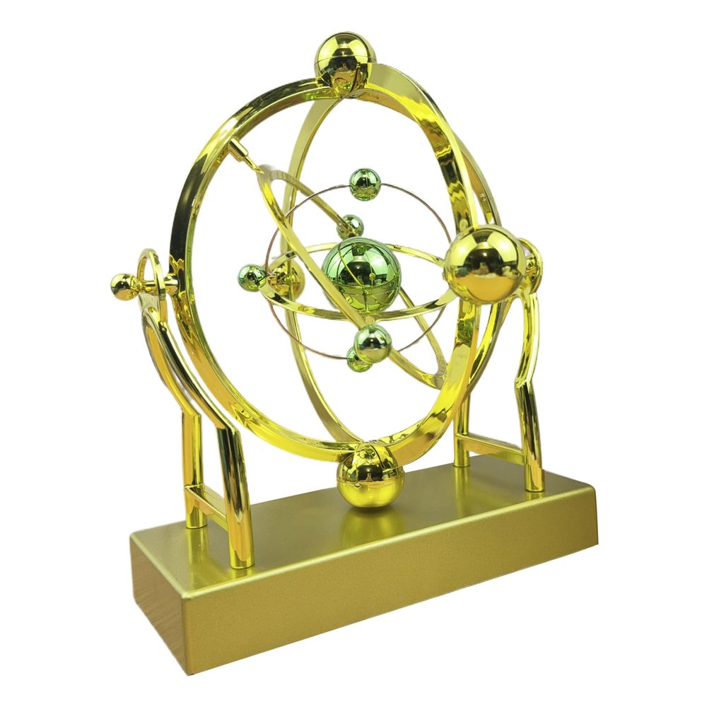 Creative Physics Model – Educational Perpetual Motion Machine, Science Desk Accessory, 9.02 × 8.86 in