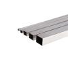 Stainless Steel Square Tube 20 mm x 1 mm, Welded Hollow Profile, 100 mm Long view 3