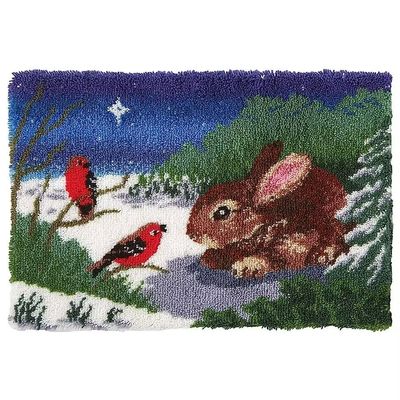 ROCKY&CHAO Latch Hook Rug Kit, DIY, 60 x 40 cm
