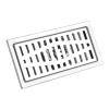 HYFEUOKF Stainless Steel Drain Channel, 20 x 10 cm, with Tile Insert view 1