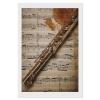 Customizable Diamond Painting Kit with Flute Music, Full Drill, Round Gems, 20.3 x 30.5 cm view 1