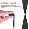Compatible Metal Stainless Steel Woven Magnetic Replacement Band for Garmin Venu X1, Quick Release, One Size view 2